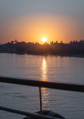 Sunset over the Nile