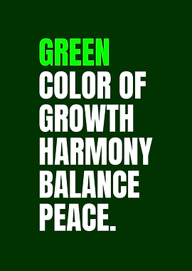 Inspirational Green Quote