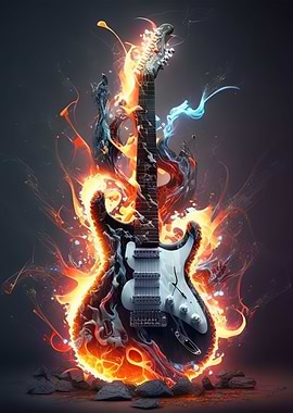 Guitar fire