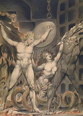 paradise lost 1808 Blake