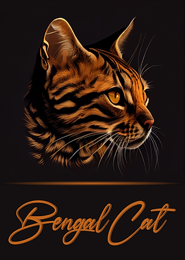 Adorable Bengal Cat