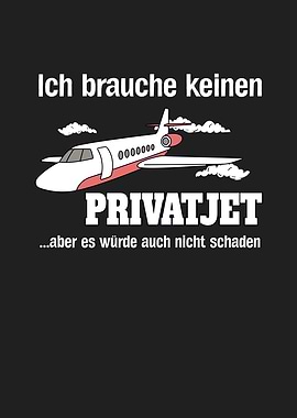 Privatjet Lustiger Spruch