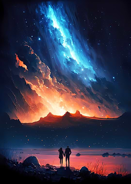 Dawn Of Galaxy Couple