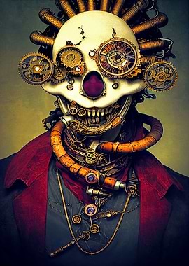 Steampunk Evil Clown 21