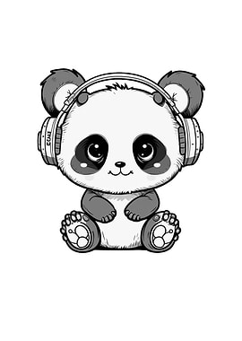 Kawaii Cute Happy Panda