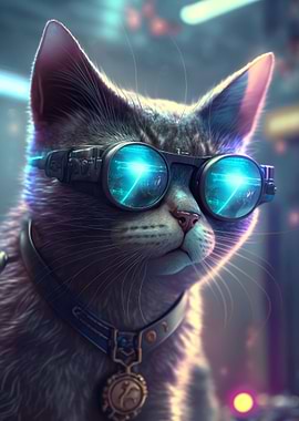 Cyberpunk Cat