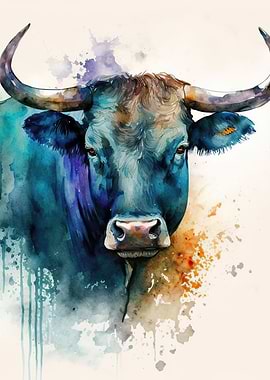 Buffalo Watercolor