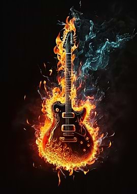 Guitar fire