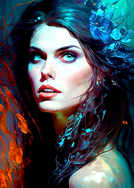 Beautiful Girl Painting