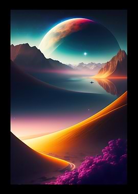 Majestic View On Mountain