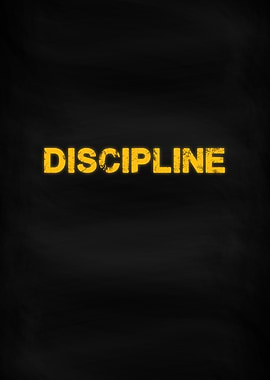Discipline Motivation Word