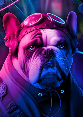dog cyberpunk