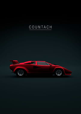 1988 Countach Red