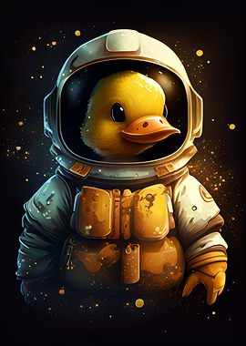 Rubber Duck Astronaut