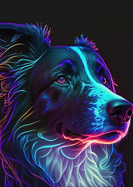 Dog Neon Animal