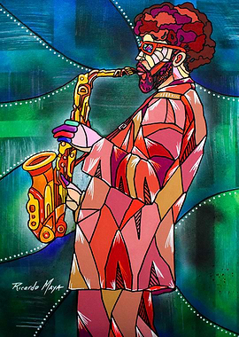 Sax Jazz Player