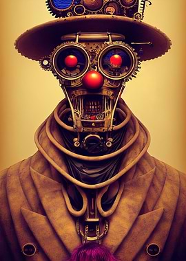33 Steampunk Evil Clown