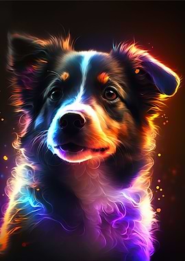 Dog Neon Animal