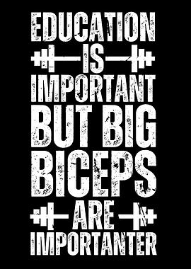 Big Biceps Importanter Gym