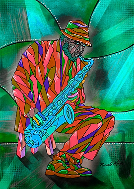 Street Jazz Musician