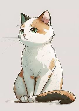 Cartoon Cat Animal