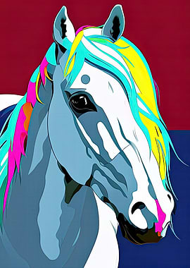 Pop Art Horse 02
