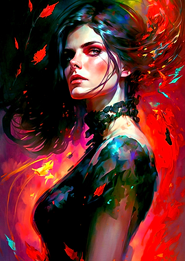 Beautiful Girl Painting