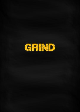 Grind Motivation Word