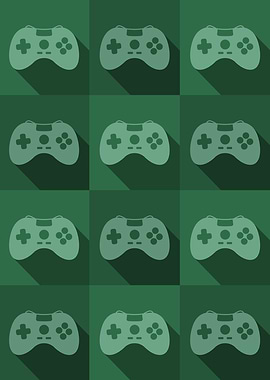 Gamer Controllers Green
