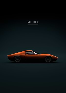 1967 Miura P400 Orange