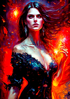 Beautiful Girl Painting