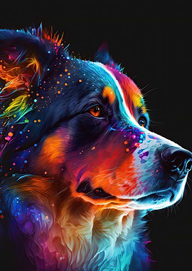 Dog Neon Animal