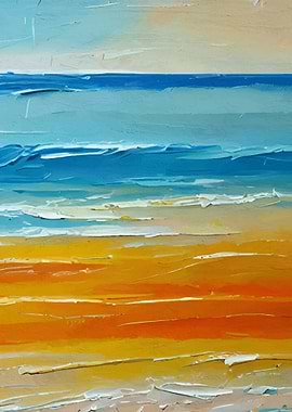 Ocean dance painting