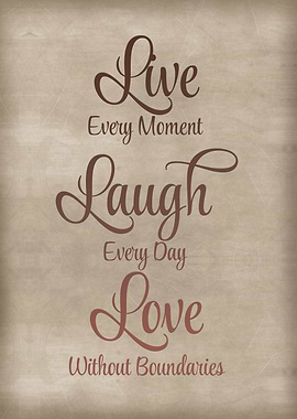 Live laugh love