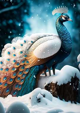 Magnificent peacock