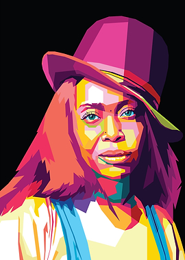erykah badu pop art