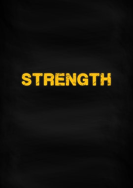 Strength Motivation Word