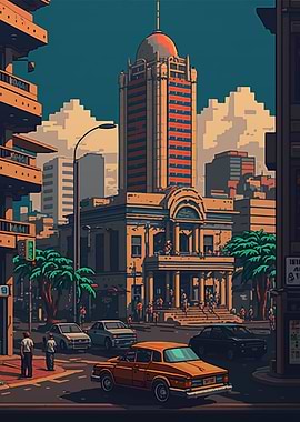 Accra Pixel Art