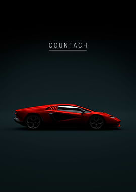 2022 Countach LPI 800 Red