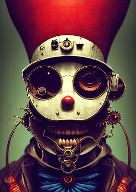 35 Steampunk Evil Clown