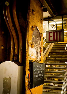 New York Subway Exit