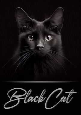 Elegant Black Cat