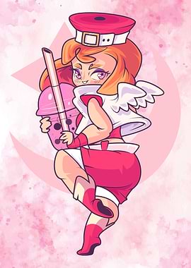 Bubble Tea Anime Girl