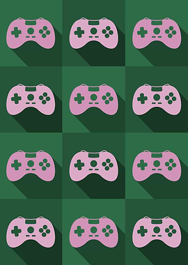 Gamer Controllers Green