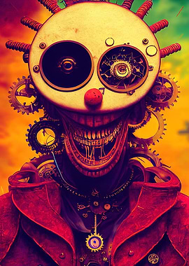42 Steampunk Evil Clown