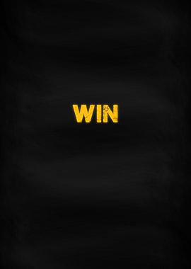 Win Motivation Word