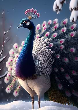 Magnificent peacock