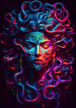 Neon Medusa