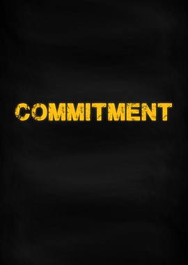 Commitment Motivation Word