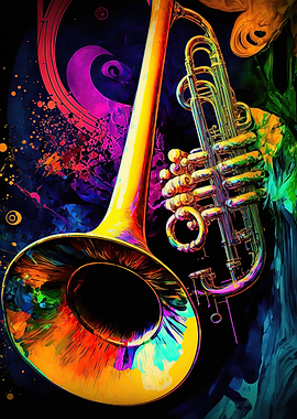 Trumpet Colorful